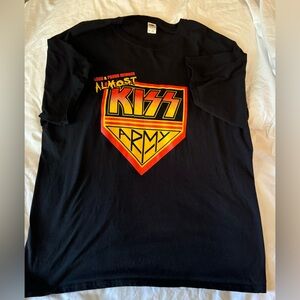 KISS tribute band Almost KISS army XL shirt.